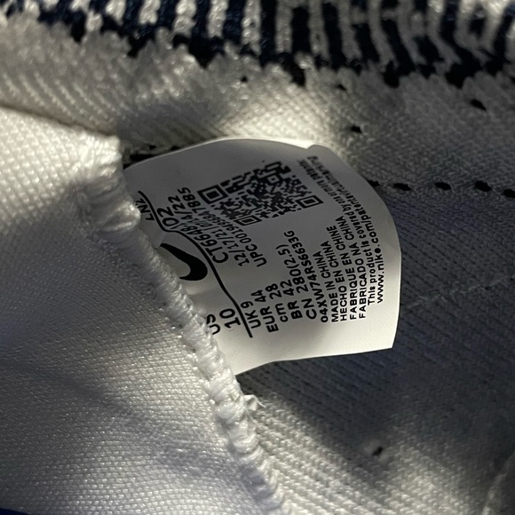 Men's Nike Alpha Menace Elite 3 White Black College Navy CT6648-102 Sz 10. - Picture 8 of 12